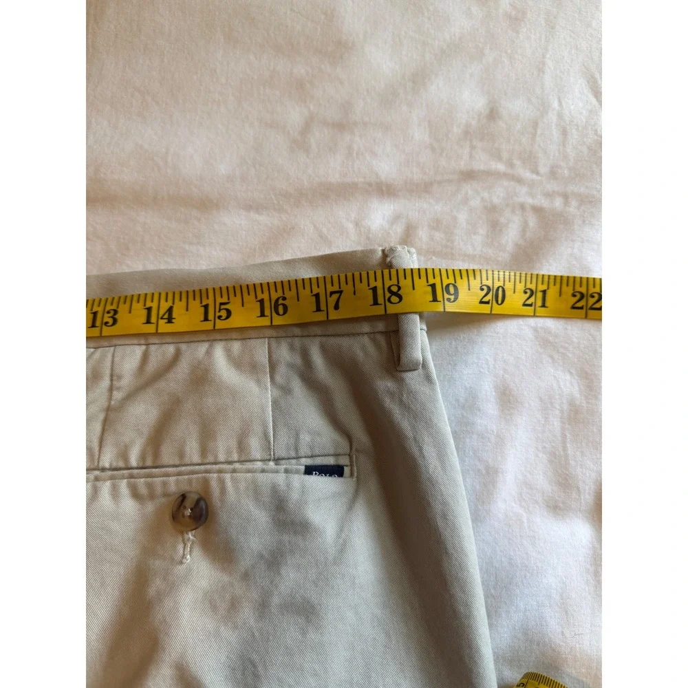 Polo Ralph Lauren Mens Stretch Straight Fit Chino Pants Khaki Tan 36x30 RN41381